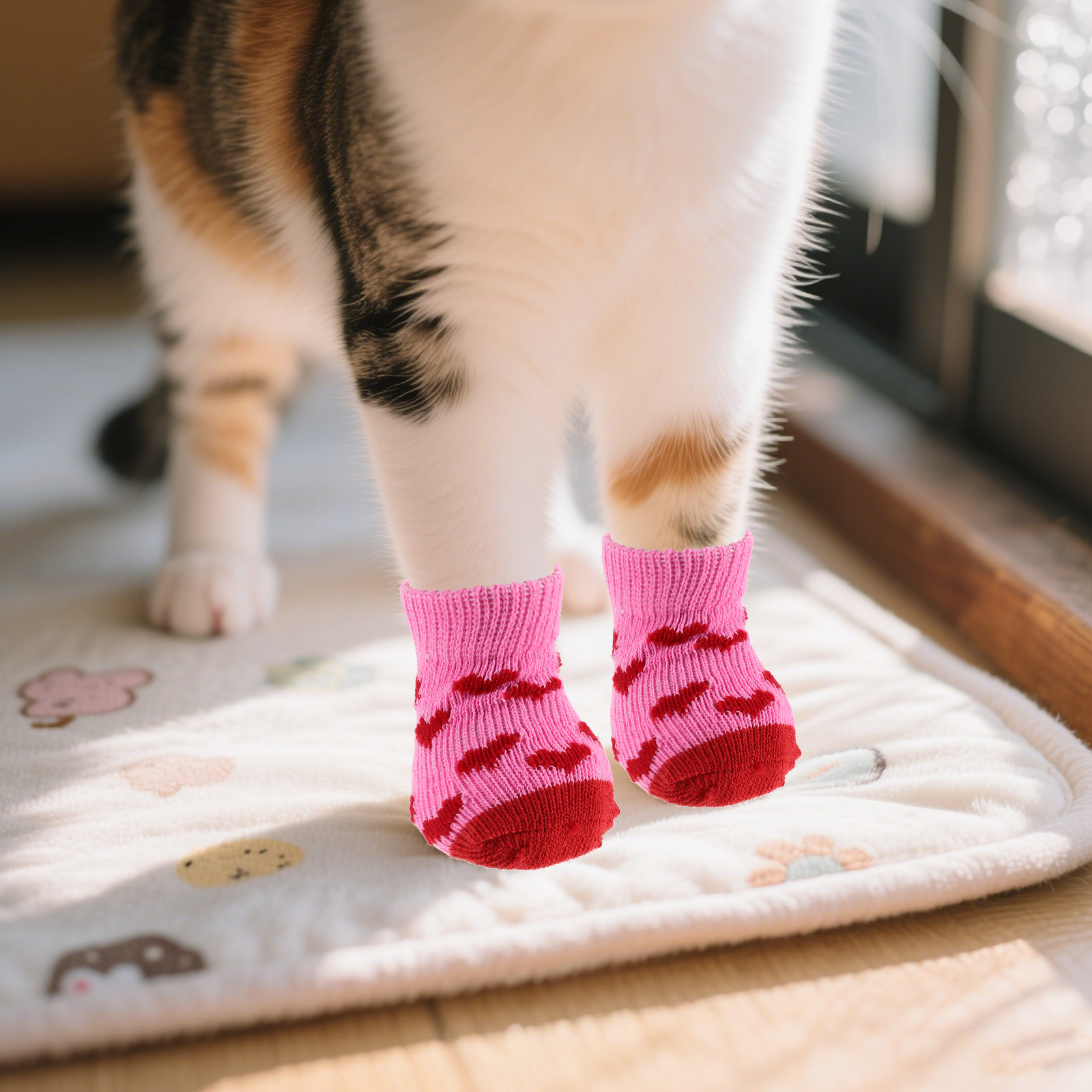 Dog Booties Paw Protector - 8 Piezas de Botines para Perros