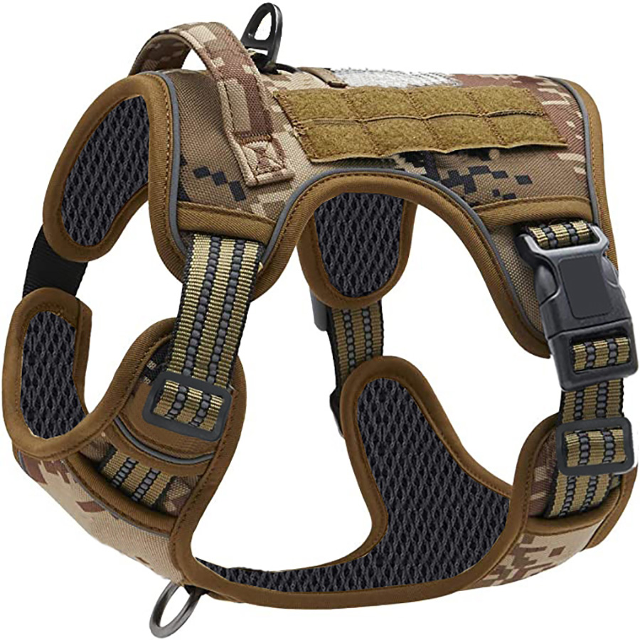 No Pull Dog Harness - Arnés táctico militar para perros sin