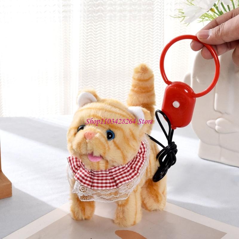 Interactive Cat Toy - Juguete animal peluche gatos que caminan