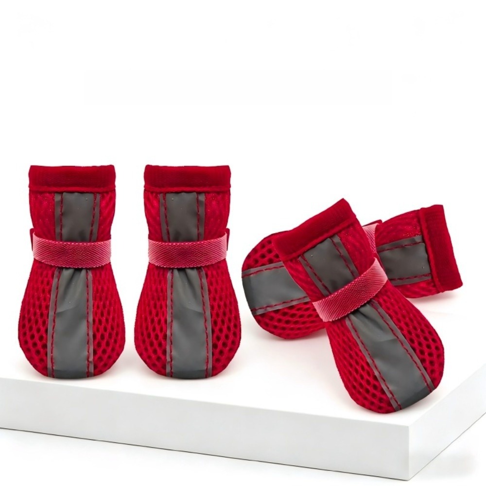 Dog Booties Paw Protector - 4PCS/SET Zapatos para Perros Duraderos y