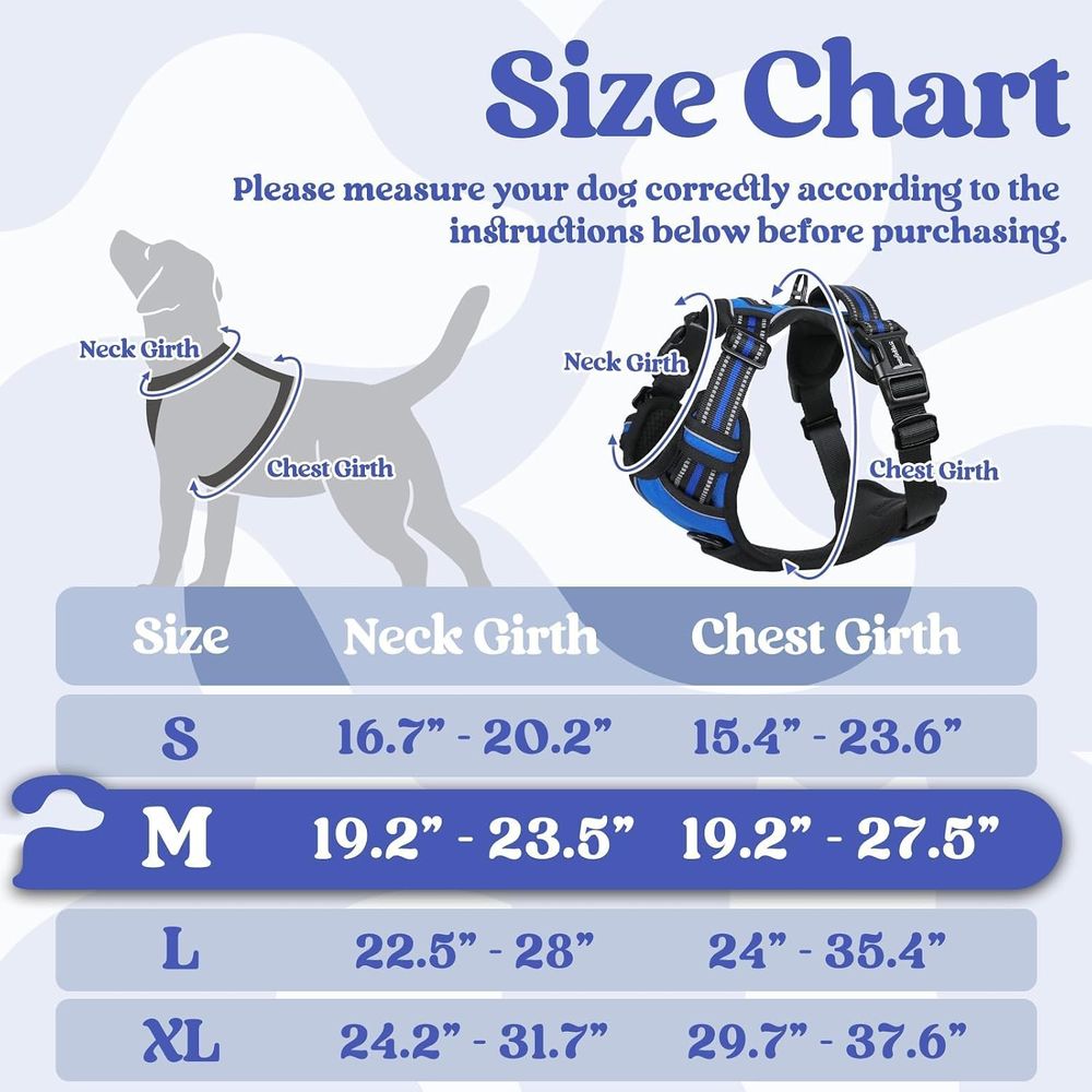 Arnés para Perros Medianos, Fá - No Pull Dog Harness reseña y precio