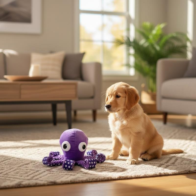 Juguete Chirriante de Pulpo pa - Interactive Cat Toy reseña y precio