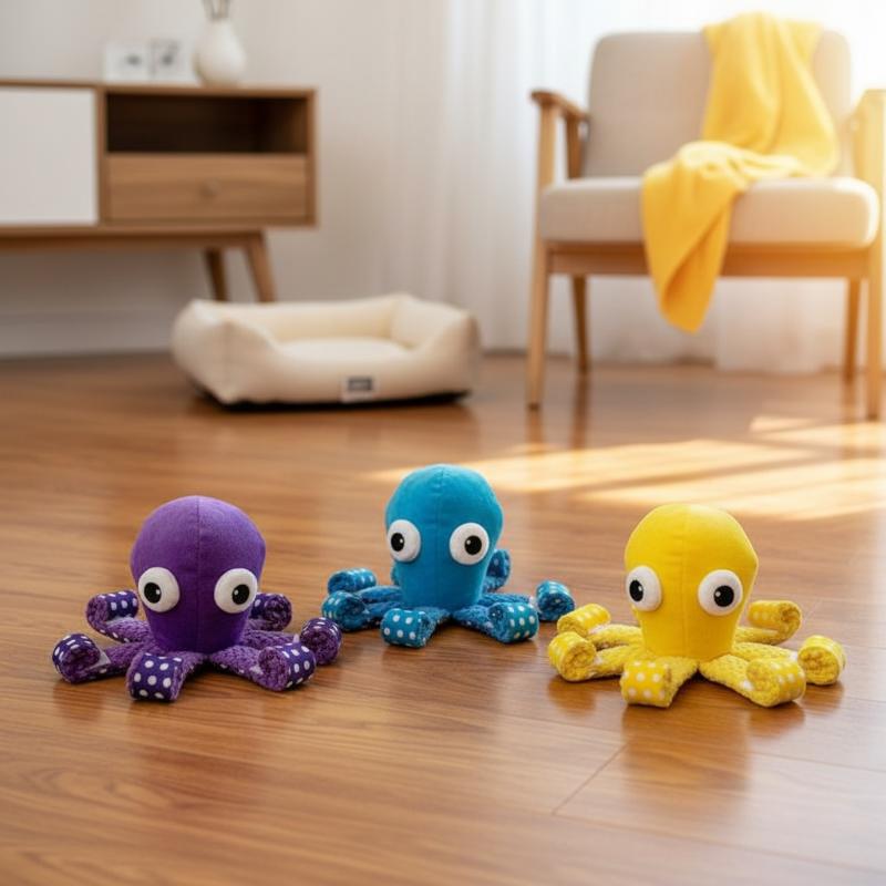 Juguete Chirriante de Pulpo pa - Interactive Cat Toy reseña y precio